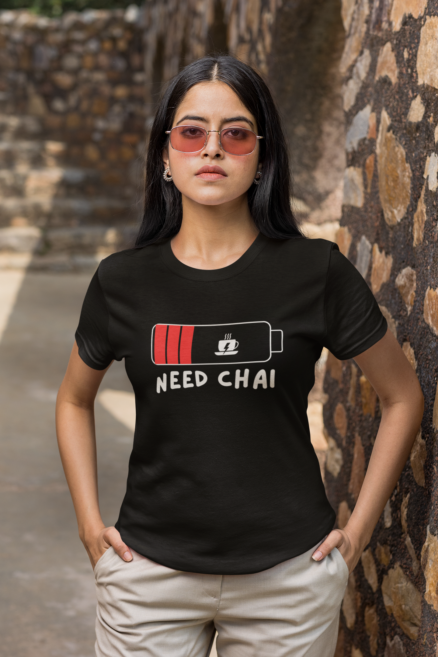 Need Chai T-Shirt – Cotton Half Sleeves