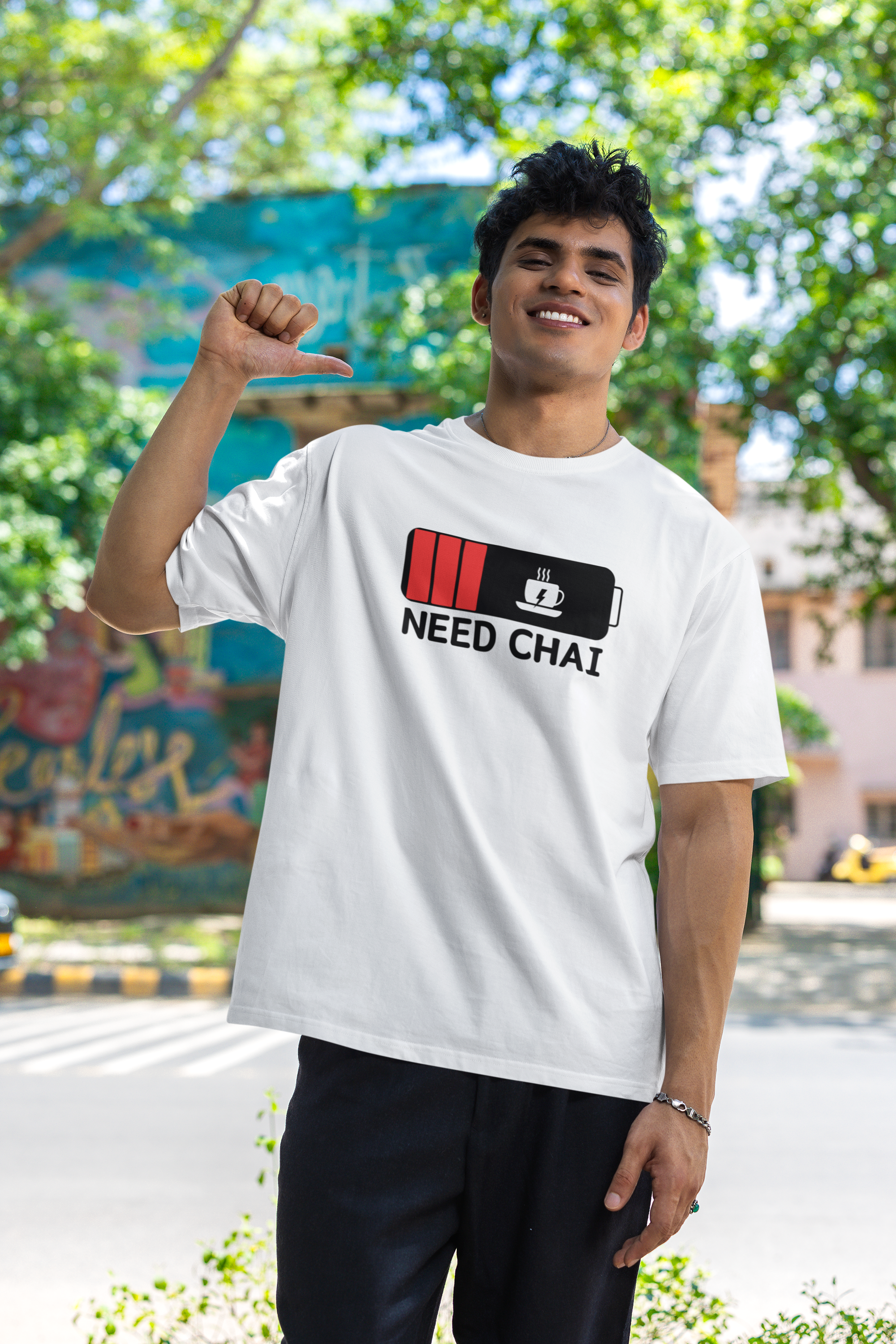 Need Chai T-Shirt – Cotton Half Sleeves