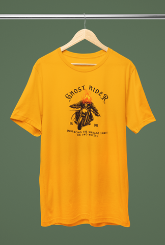 "Ghost Rider – Embracing the Vintage Spirit" T-Shirt 🔥🏍️