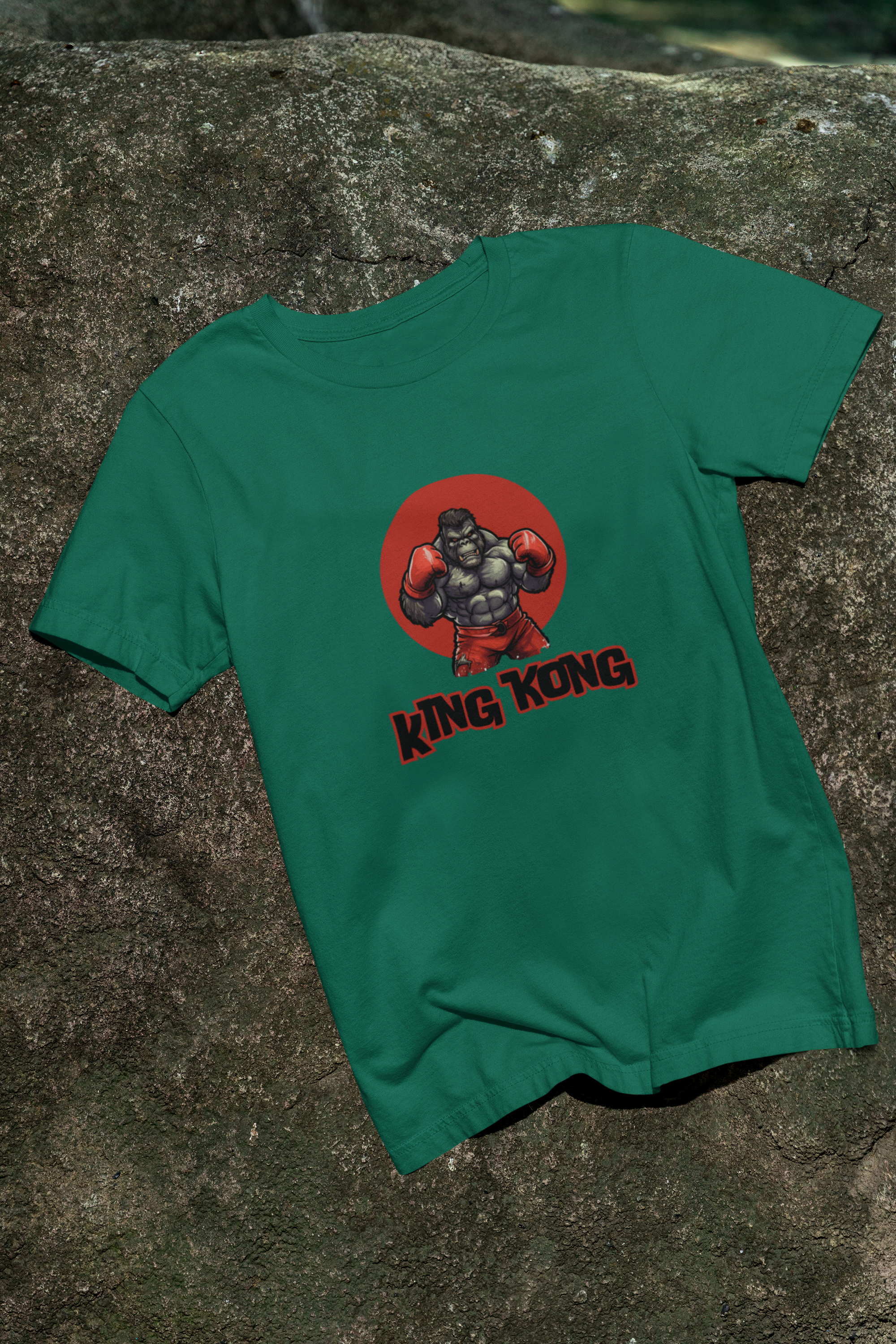 "King Kong Boxing Champion" T-Shirt – Bold & Powerful Design