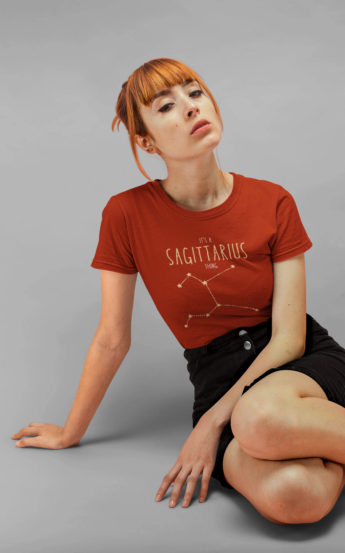 Sagittarius Zodiac Sign T-Shirt – Stylish & Cosmic Design